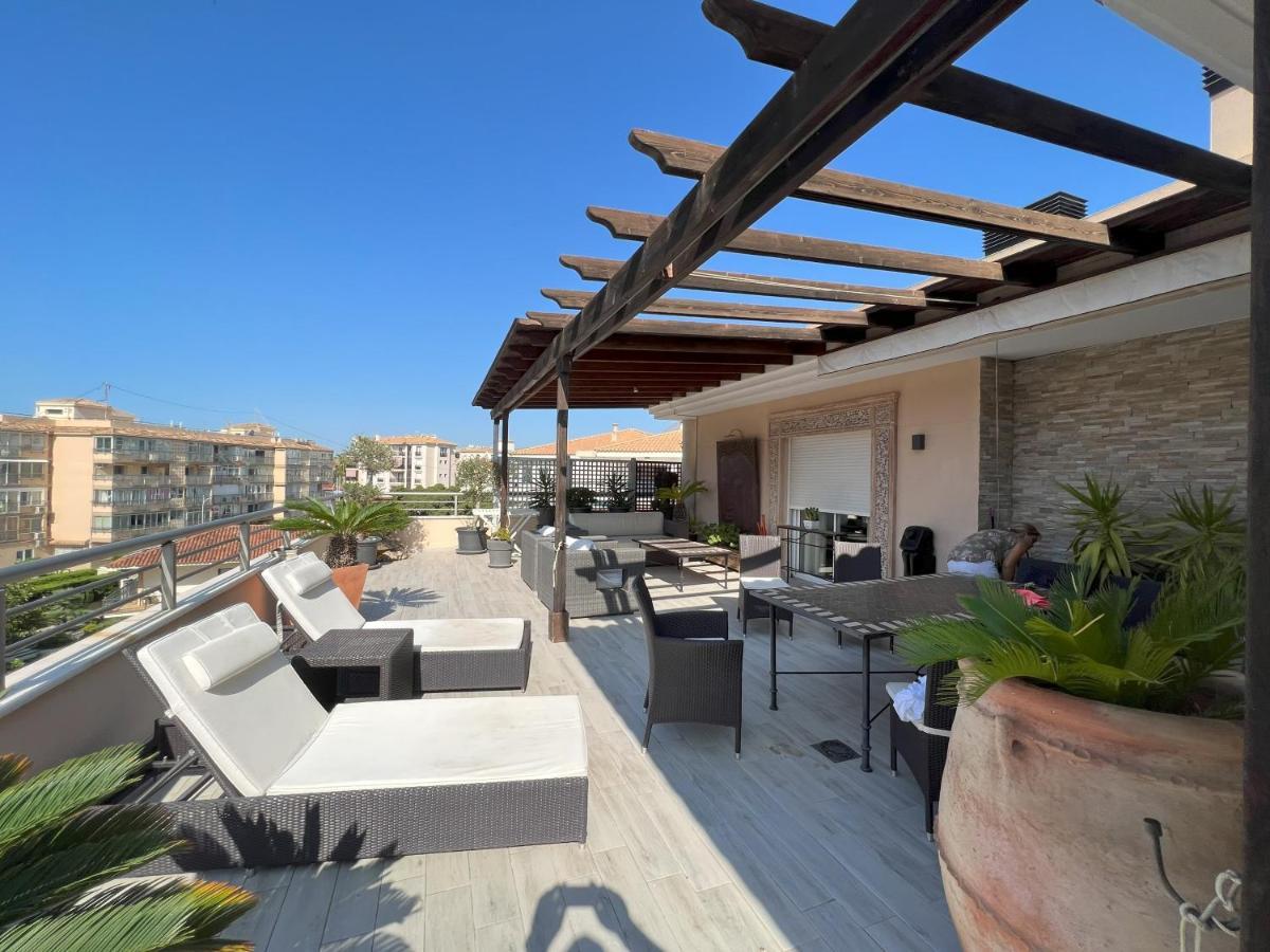Penthouse - Residence La Mina - Albir Avec Wifi Gratuit El Albir Buitenkant foto