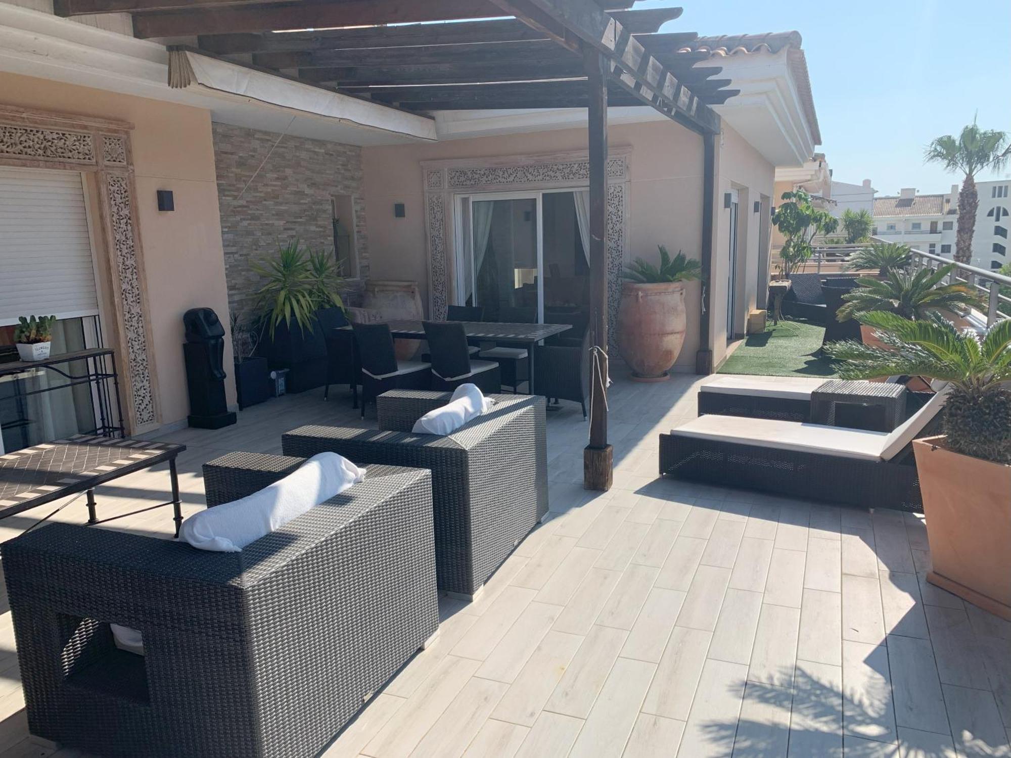 Penthouse - Residence La Mina - Albir Avec Wifi Gratuit El Albir Buitenkant foto